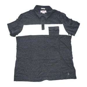 Vintage Original Penguin munsingwear Men's Polo Shirt, size L/G, dark grey